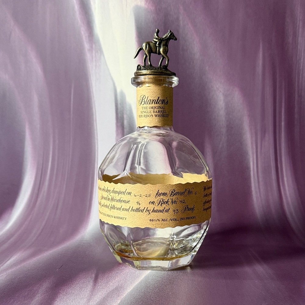 Blanton’s Single Barrel Bourbon Straight Whiskey Cap ‘B’ -EMPTY BOTTLE-